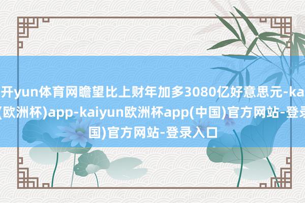 开yun体育网瞻望比上财年加多3080亿好意思元-kaiyun(欧洲杯)app-kaiyun欧洲杯app(中国)官方网站-登录入口